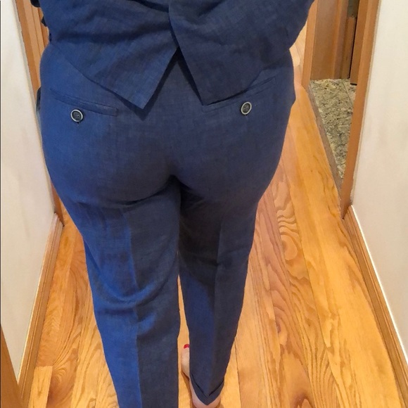 Brand new Zara linen suit with belt. - Picture 4 of 6